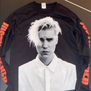 Justin Bieber purpose tour merch long sleeve